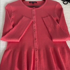 Cable & Gauge Coral Ribbed Sweater